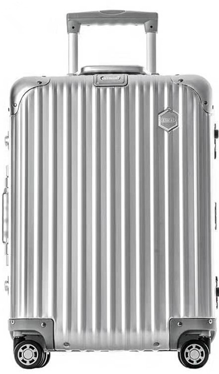 拉絲氧化鋁板在箱包上的應用